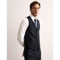 Tailored Fit Pure Wool Twill Waistcoat