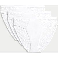Body by M&S 3pk Body Soft High Leg Knickers White