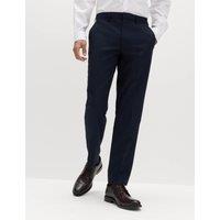 M&S Regular Fit Suit Trousers Navy