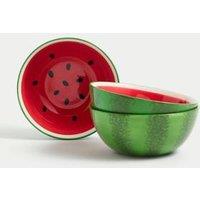 Set of 3 Watermelon Bowls