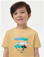 Pure Cotton Cars T-Shirt (2-8 Yrs)