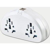 World-USA Travel Adaptor with USB
