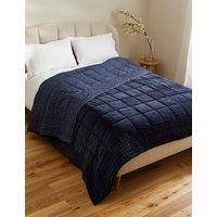 Cotton Velvet Quilted Bedspread