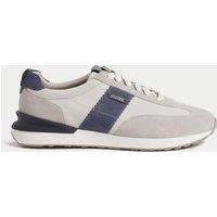 Leather Lace Up Trainers