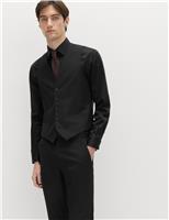 M&S Regular Fit Machine Washable Waistcoat Navy