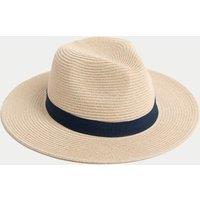 M&S Packable Broad Brim Natural Mix