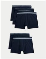 5pk Cotton with Stretch Trunks (5-16 Years)