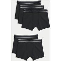 5pk Cotton with Stretch Trunks (5-16 Yrs)