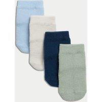 4pk Terry Baby Socks