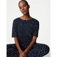 Cotton Modal Polka Dot Pyjama Set