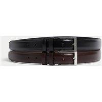 2 Pack Stitch Detail Belts