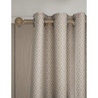 Diamond Geometric Eyelet Curtains