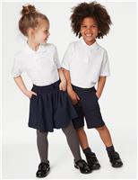 5pk Unisex Pure Cotton School Polo Shirts (2-18 Yrs)