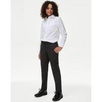 Girls Regular Leg Stretch Trousers (2-18 Yrs)