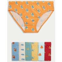 7pk Pure Cotton Animal Briefs (2-8 Years)
