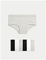 7pk Cotton with Stretch Shorts (5-16 Yrs)