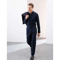Pure Supima Cotton Long Sleeve Polo Shirt