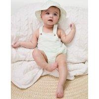 2pc Pure Cotton Striped Romper & Hat Outfit (7lbs-1 Yrs)