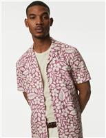 Easy Iron Linen Rich Floral Shirt