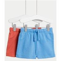 Buy 2pk Cotton Rich Shorts (0-3 Yrs)