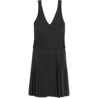 Padded V-Neck Swim Dress