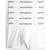 Autograph 5 Pack Supima Cotton Modal Trunks White Mix