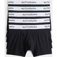 Autograph 5 Pack Supima Cotton Modal Trunks Black Mix