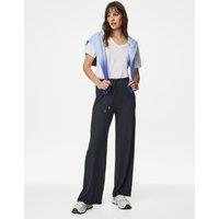 Jersey Wide Leg Trousers