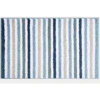 Cotton Blend Striped Quick Dry Bath Mat