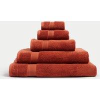 M&S Super Soft Pure Cotton Towel Rust