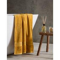 M&S Super Soft Pure Cotton Towel Dark Ochre
