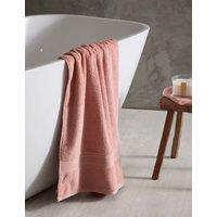 M&S Super Soft Pure Cotton Towel Clay