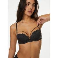 Clara Satin Wired Push-Up Bra (A-E)