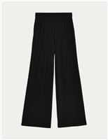 Jersey Elasticated Waist Wide Leg Culottes