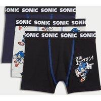 3pk Cotton with Stretch Sonic Trunks (5-16 Yrs)