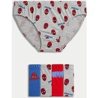 5pk Pure Cotton Spider-Man Briefs (2-8 Yrs)