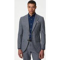 Slim Fit Puppytooth Stretch Suit Jacket