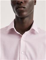 Tailored Fit Pure Cotton Texture Shirt