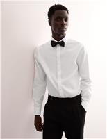 Tailored Fit Pure Cotton Texture Shirt