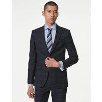 Slim Fit Prince of Wales Check Suit