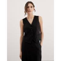 Linen Blend Waistcoat