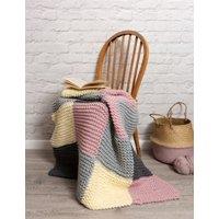 Chequered Blanket Knitting Kit