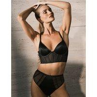 ContourWear Wired Longline Plunge Bra (A-E)