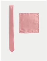 Kids Skinny Tie & Pocket Square Set (SM-ML)