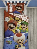 Super Mario Jump Single Bedding Set
