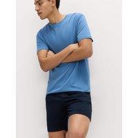 M&S Pure Cotton Pyjama Set Blue Mix