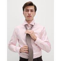 Tailored Fit Luxury Pure Cotton Textured Shirt