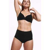 M&S 3pk Cotton Rich Full Brief Stoma Knickers Black