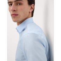 Slim Fit Easy Iron Cotton Blend Shirt