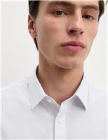 Regular Fit Easy Iron Cotton Blend Shirt